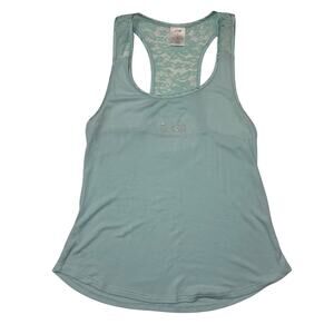 APT 9 Baby Blue Lace Tank Top Bride Small